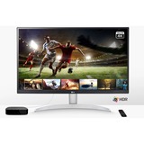 LG 27UP650P-W 27" 4K Ultra HD 27" 4K Ultra HD Moniteur Argent, 1x HDMI, 2x DisplayPort