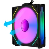 Lian Li UNI FAN SL-INF 120 ventilateur de boîtier RGB  Noir, 120 x 122 x 25 mm, PWM