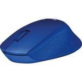 Logitech M330 SILENT PLUS, Souris Bleu, Droitier, Optique, RF sans fil, 1000 DPI, Bleu