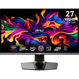 MSI MPG 271QRXDE QD-OLED écran plat de PC 67,3 cm (26.5") 2560 x 1440 pixels Wide Quad HD Noir Moniteur gaming Noir, 1x DisplayPort, 2x HDMI, 1x USB-C, 2x USB-A, 360 Hz, 67,3 cm (26.5"), 2560 x 1440 pixels, Wide Quad HD, QD-OLED, 1 ms, Noir