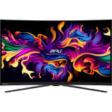 MSI MPG 321CURXDE QD-OLED écran plat de PC 80 cm (31.5") 3840 x 2160 pixels 4K Ultra HD Noir Moniteur gaming incurvé Noir, 1x DisplayPort, 2x HDMI, 1x USB-C, 2x USB-A, 240 Hz, 80 cm (31.5"), 3840 x 2160 pixels, 4K Ultra HD, QD-OLED, 0,05 ms, Noir