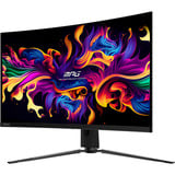 MSI MPG 321CURXDE QD-OLED écran plat de PC 80 cm (31.5") 3840 x 2160 pixels 4K Ultra HD Noir Moniteur gaming incurvé Noir, 1x DisplayPort, 2x HDMI, 1x USB-C, 2x USB-A, 240 Hz, 80 cm (31.5"), 3840 x 2160 pixels, 4K Ultra HD, QD-OLED, 0,05 ms, Noir