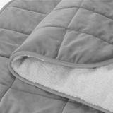Medisana Couverture chauffante mobile 3 en 1 (HB 674), Couvertures chauffantes Gris/Gris clair, 162x62cm