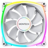 Montech RX140 PWM 140x140x25 ventilateur de boîtier RGB  Blanc, 140 x 140 x 25 mm