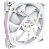 Montech RX140 PWM 140x140x25 ventilateur de boîtier RGB  Blanc, 140 x 140 x 25 mm