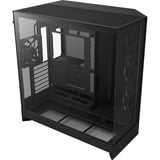 NZXT Flow H9 boîtier midi tower Noir (Mat) | 2x USB-A | 1x USB-C | Verre Trempé