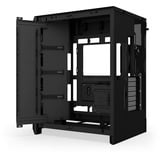 NZXT Flow H9 boîtier midi tower Noir (Mat) | 2x USB-A | 1x USB-C | Verre Trempé