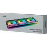 Ocypus Gamma F36 ARGB ventilateurs de boîtier Noir, 3 pièces, 360 x 27 x 120 mm, PWM