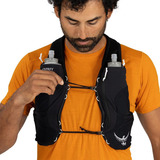 Osprey Duro LT Veste de course et d'hydratation pour hommes, Sac à dos Noir