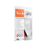 Peach PB100-15 matériel de reliure A4 Transparent 25 pièce(s), Couvertures de livres A4, Transparent, 0,18 mm, 25 pièce(s)
