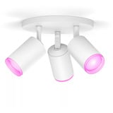 Philips Hue White & Color Ambiance Fugato Spot triple, Lumière LED Blanc