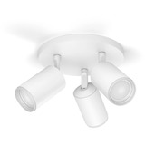 Philips Hue White & Color Ambiance Fugato Spot triple, Lumière LED Blanc