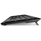 Sharkoon OfficePal K30W clavier Noir, Layout DE (QWERTZ), Rubberdome, 100%
