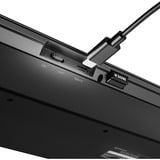 Sharkoon OfficePal K30W clavier Noir, Layout DE (QWERTZ), Rubberdome, 100%