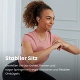 Shokz OpenFit Casques Sans fil Crochets auriculaires Appels/Musique/Sport/Au quotidien Bluetooth Blanc  technologie conduction osseuse Beige, Sans fil, Appels/Musique/Sport/Au quotidien, 73,85 g, Casques, Blanc