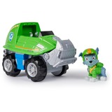 Spin Master Vehicule + Figurine Rocky Jungle Pups La Pat' Patrouille, Jeu véhicule PAW Patrol Vehicule + Figurine Rocky Jungle Pups La Pat' Patrouille, Camion-poubelle, PAW Patrol, 3 an(s), Plastique, Vert, Gris