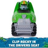 Spin Master Vehicule + Figurine Rocky Jungle Pups La Pat' Patrouille, Jeu véhicule PAW Patrol Vehicule + Figurine Rocky Jungle Pups La Pat' Patrouille, Camion-poubelle, PAW Patrol, 3 an(s), Plastique, Vert, Gris