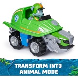 Spin Master Vehicule + Figurine Rocky Jungle Pups La Pat' Patrouille, Jeu véhicule PAW Patrol Vehicule + Figurine Rocky Jungle Pups La Pat' Patrouille, Camion-poubelle, PAW Patrol, 3 an(s), Plastique, Vert, Gris
