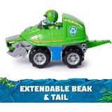 Spin Master Vehicule + Figurine Rocky Jungle Pups La Pat' Patrouille, Jeu véhicule PAW Patrol Vehicule + Figurine Rocky Jungle Pups La Pat' Patrouille, Camion-poubelle, PAW Patrol, 3 an(s), Plastique, Vert, Gris