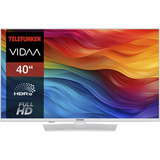 Telefunken  40" TV LED Blanc