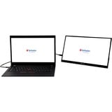 Verbatim 49591 écran plat de PC 35,6 cm (14") 1920 x 1080 pixels Full HD LCD Écran tactile Noir Moniteur Noir, 1x HDMI, 2x USB-C, 1x USB-A, 35,6 cm (14"), 1920 x 1080 pixels, Full HD, LCD, 6 ms, Noir