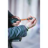 Wiha Set de clés à douille codé par couleur, magnétique, 1/4", 6 pièces, Clés mixtes à cliquet Noir/multicolore