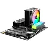 be quiet! Pure Rock 3 LX Refroidisseur CPU RGB  Noir, socket Intel et AMD, finition noire, Refroidisseur d'air, 12 cm, 2000 tr/min, 105,1 m³/h, Noir