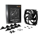 be quiet! Silent Wings 4 PWM 140x140x25, Ventilateur de boîtier Noir, Connexion PWM à 4 broches