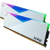ADATA LANCER RGB module de mémoire 32 Go 2 x 16 Go DDR5 288-pin DIMM, Mémoire vive Blanc, 32 Go, 2 x 16 Go, DDR5, 7200 MHz, 288-pin DIMM