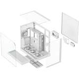 APNX  boîtier midi tower Blanc | 2x USB-A | 1x USB-C | RGB | Verre Trempé