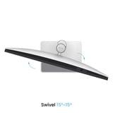 BenQ  27" 4K UHD Moniteur  Argent