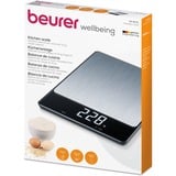 Beurer Balance de cuisine KS 34 XL acier inoxydable Comfort Acier inoxydable/Noir