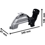 Bosch 1 600 A03 3ZB accessoire pour meuleuse d'angle Voile d’extracteur de poussière, Accessoire aspirateur Voile d’extracteur de poussière, 18 cm, Bosch, GWS 18V-180 P; GWS 18V-180 PC; GWS 14-180 – GWS 30-180; GWS 2000-180; GWS 2200-180, Noir, Argent, 400 g