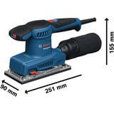Bosch GSS 20-18 A, 0601070101, Ponceuse vibrante Bleu