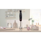 Bosch Serie 4 MSM4B620 blender 0,6 L Mélangeur par immersion 1000 W Noir, Batteur électrique Noir/Anthracite, Mélangeur par immersion, 0,6 L, Pileur de glace, 1,4 m, 1000 W, Noir