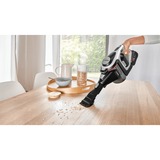 Bosch Serie 8 BSS82SIL1 aspirateur balai et balai électrique Sans sac Noir, Argent, Aspirateur balais Blanc, Sans sac, Noir, Argent, Sec, Filtrage, Sol nu, Tapis, Marches d’escalier, Tapisserie, LED