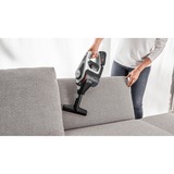 Bosch Serie 8 BSS82SIL1 aspirateur balai et balai électrique Sans sac Noir, Argent, Aspirateur balais Blanc, Sans sac, Noir, Argent, Sec, Filtrage, Sol nu, Tapis, Marches d’escalier, Tapisserie, LED