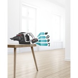 Bosch Serie 8 BSS82SIL1 aspirateur balai et balai électrique Sans sac Noir, Argent, Aspirateur balais Blanc, Sans sac, Noir, Argent, Sec, Filtrage, Sol nu, Tapis, Marches d’escalier, Tapisserie, LED