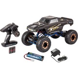 Carson X-Crawlee Pro 2.0 modèle radiocommandé Camion à chenilles Moteur électrique 1:10, Voiture télécommandée Noir/Bleu, Camion à chenilles, 1:10, 14 an(s), 1500 mAh, 2,28 kg