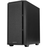 Chieftec AZ-01B-OP unité centrale Mini Tower Noir, boîtier pc Noir | 2x USB-A | 1x USB-C