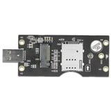 DeLOCK 63166 carte et adaptateur d'interfaces Interne M.2, Convertisseur USB Type-A, M.2, Noir, 38 mm, 93 mm, 6 mm