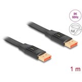 DeLOCK Câble plat DisplayPort 8K 60Hz Noir