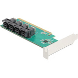 DeLOCK Carte PCI Express x16 vers 4 x interne SFF-8643 NVMe - LP, Carte d'interface 