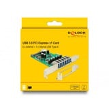 DeLOCK Carte PCI Express x1 avec 6 x USB externes + 1 x USB interne 5, Contrôleur USB 