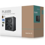 DeepCool PN650D, 650 Watt alimentation  Noir