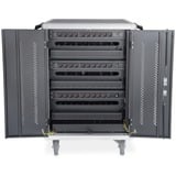 Digitus Armoire de recharge mobile, 30 stations de charge, pour ordinateurs portables/tablettes jusqu'à 15,6" Noir, 30x USB-A