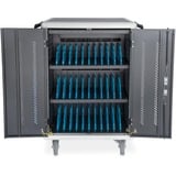 Digitus Armoire de recharge mobile, 30 stations de charge, pour ordinateurs portables/tablettes jusqu'à 15,6" Noir, 30x USB-A