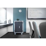 Digitus Armoire de recharge mobile, 30 stations de charge, pour ordinateurs portables/tablettes jusqu'à 15,6" Noir, 30x USB-A