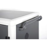 Digitus Armoire de recharge mobile, 30 stations de charge, pour ordinateurs portables/tablettes jusqu'à 15,6" Noir, 30x USB-A