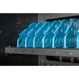 Digitus Armoire de recharge mobile, 30 stations de charge, pour ordinateurs portables/tablettes jusqu'à 15,6" Noir, 30x USB-A